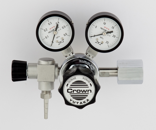 Yutaka Crown GSR1-4-5AB6-2RFH06-V Pressure Regulator (Gas Ar, Input / 25 MPa, Output / 0.6 MPa)