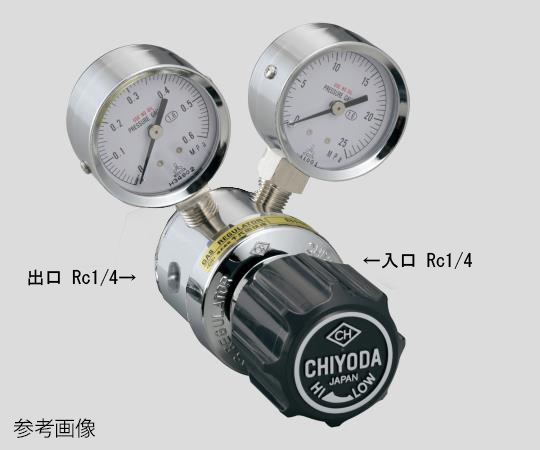 CHIYODA SEIKI GHSS-5 Precision Pressure Regulator (SRS-HS) (Gas O2, N2, Ar, Air, H2, He) (25 MPa/ 1.0MPa)