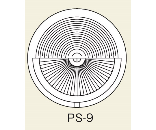 PEAK PS-9 Scale Loupe Scale Plate for 10X, φ26mm