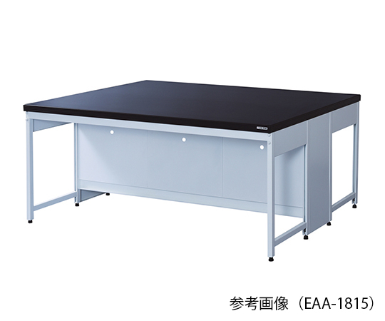 AS ONE 3-4007-03 EAA-2412 Central Laboratory Bench Steel Type, Flat 2400 x 1200 x 800mm