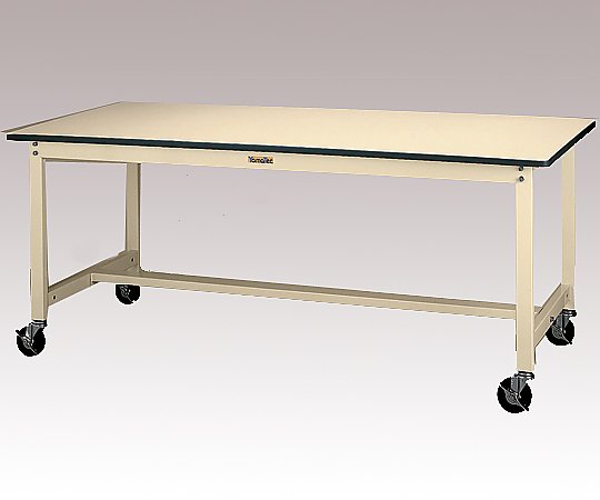 Bàn làm việc có bánh xe chức năng chặn (chịu tải 160kg, 600 x 600 x 740mm) AS ONE 1-6619-01 SWRC-660-II