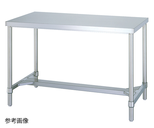 AS ONE 1-1632-26 WH-12090SI Silent Stainless Steel Workbench W 1200 x D 900 x H 800mm