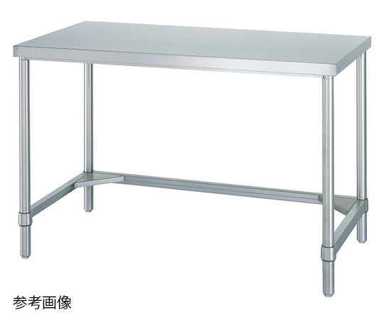 Bàn làm việc bằng thép không gỉ (900 x 900 x 800mm) AS ONE 1-1636-23 WT-9090SI