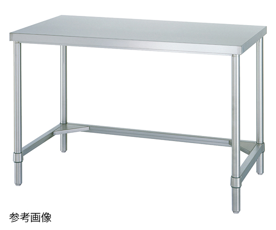 AS ONE 1-1636-24 WT-12060SI Silent Stainless Steel Workbench W 1200 x D 600 x H 800mm