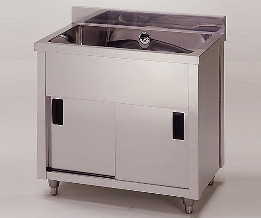 Chậu rửa (thép không gỉ (SUS430), 900 x 450 x 800mm) AS ONE 1-8949-03 AP1-900K