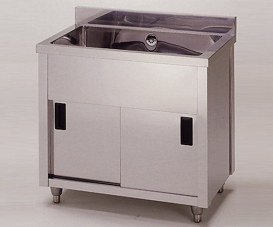 AS ONE 1-8949-05 AP1-1500K Sink (stainless steel (SUS430), 1500 x 450 x 800mm)