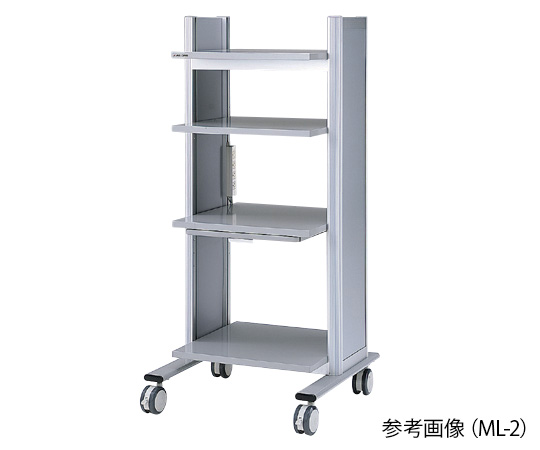 AS ONE 3-5663-02 ML-2 Equipment Monitor Stand (4 shelves, 638 x 650 x 1442mm)