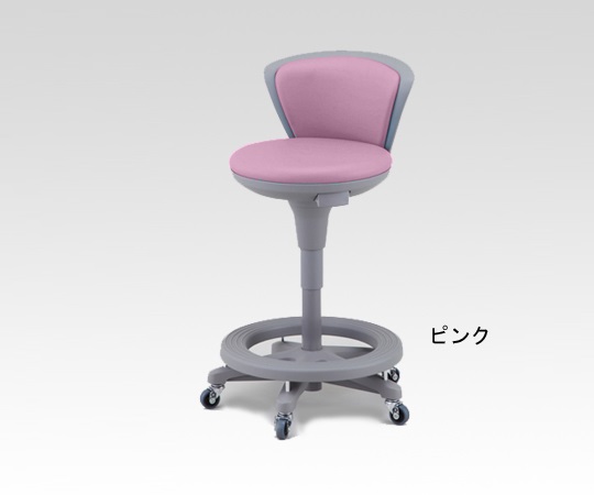 AS ONE 1-2436-03 TSS-16RL-STCC-LWI Researcher Stool Pink (510 x 500 x 685 - 860mm)