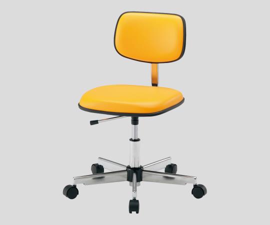 AS ONE 2-664-04 LSN-O Colorful Standard Chair Orange without Ring (430 x 430 x 410 - 505mm)
