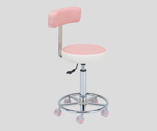 AS ONE 3-1473-01 CTC-B Color Trend Chair with Seat Back Pink (φ400 × 690 to 880mm)