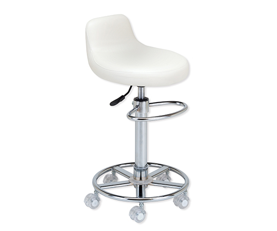 AS ONE 3-1471-03 CTC-HB Color Chair Tall Type White (φ400 x 600 - 850mm)