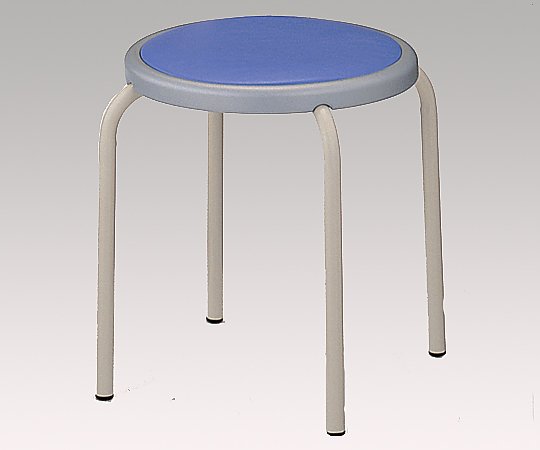 Ghế tròn không có lưng dựa (màu xanh, φ365 × 420mm) AS ONE 8-9007-02 S-153-C-B