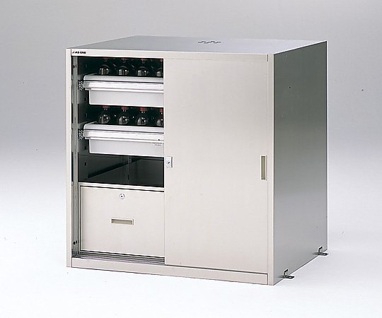 AS ONE 3-4463-23 SQW-990S4 Security Chemical Closet (900 x 700 x 900mm)