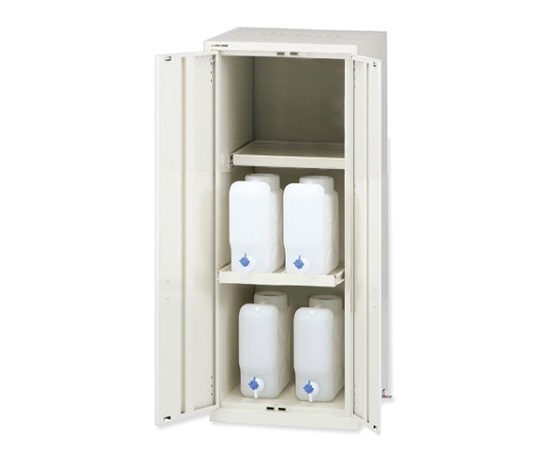 Tủ đựng hóa chất (cho tank phẳng 10L, 2 kệ, 500 x 600 x 1350mm) AS ONE 2-675-04 LSR-W-H10