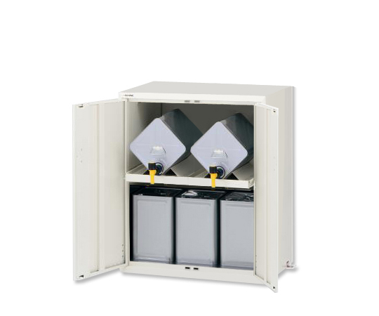 AS ONE 2-694-02 LSR-W-T Server Rack (Chemical Storage, for 18-Liter Can) Made Of Steel 2 Columns 1 Stage (850 x 600 x 960mm)