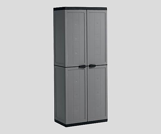 AS ONE 2-575-12 9732000 044401 Chemical-Resistant Cabinet (Tall, Double Door) (PP (polypropylene), 680 x 390 x 1660mm)