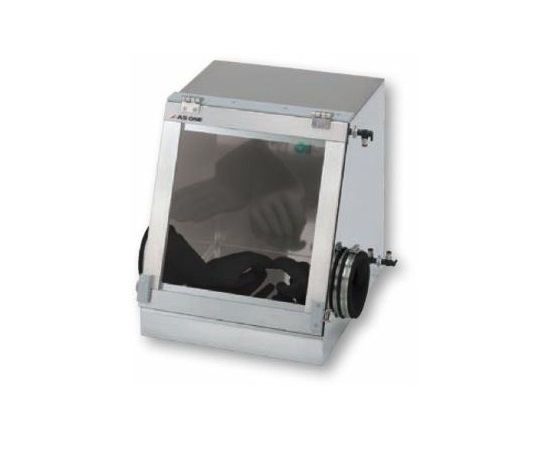 AS ONE 2-809-01 CGB-S Glove Box Compact (stainless steel (SUS304), 410 x 400 x 408 mm)