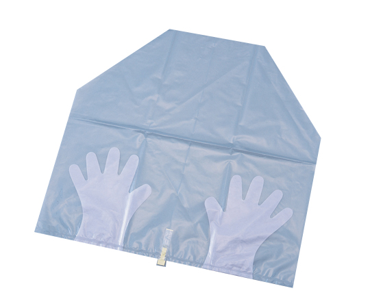 AS ONE 3-118-11 GB-10 Glove Bag (PE (polyethylene), 1 bag (10 pcs), 700 x 700mm)