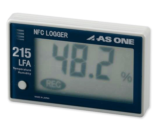 AS ONE 3-1488-01 AS-215LFA NFC Thermo-Hygro Data Logger (-40 - 80oC, 0% - 90%RH)
