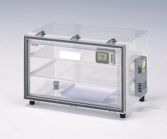 AS ONE 1-5487-21 OL-3S Auto Dry Desiccator (Transparent PMMA (acrylic), 25%RH, 530 x 345 x 335mm)