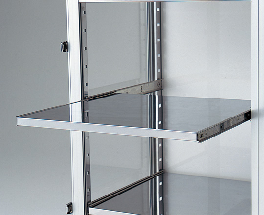 AS ONE 6-6959-11 Desiccator (Withstand Load Type) Slide Rail Rack (Stainless steel (SUS430), 300mm)