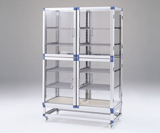 AS ONE 1-5819-32 SDW-WS Standard Desiccator Both Sides Type Stainless Steel Rack (PMMA (acrylic), 1152 x 546 x 1765mm)