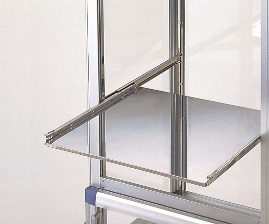 Bảng kệ trượt ray cho tủ hút ẩm (thép không gỉ (SUS430), 466 x 460mm) AS ONE 1-5216-07