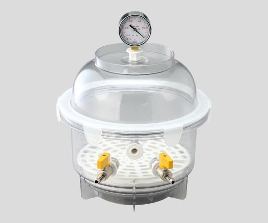 AS ONE 2-931-04 RVD-300 Molding Vacuum Desiccator with Gauge (PC (polycarbonate), 13L)