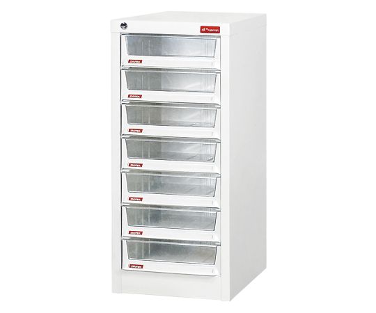 SHUTER A4X-107HK Robust Letter Case (7 drawers, steel, polystyrene, 400 x 304 x 690mm)