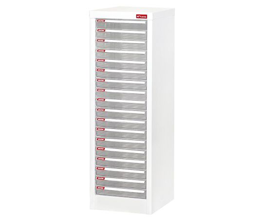 SHUTER A4-118P Robust Letter Case (18 drawers, steel, polystyrene, 343 x 285 x 880mm)