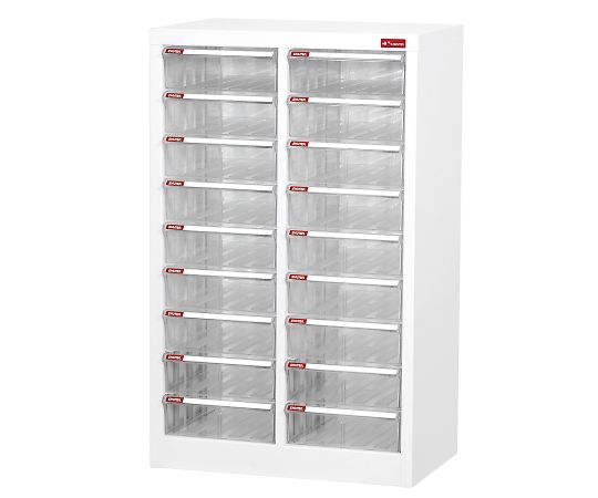 SHUTER A4-218H Robust Letter Case (18 drawers, steel, polystyrene, 343 x 545 x 880mm)