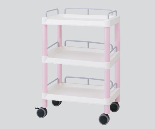 NAVIS ME11F Mobile Easy Cart (With Guard Frame, without Drawer 3 Stages, PP (polypropylene), ABS, 532 x 368 x 855mm)