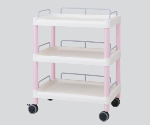 NAVIS ME21F Mobile Easy Cart (With Guard Frame, without Drawer 3 Stages, PP (polypropylene), ABS, 651 x 447 x 830mm)