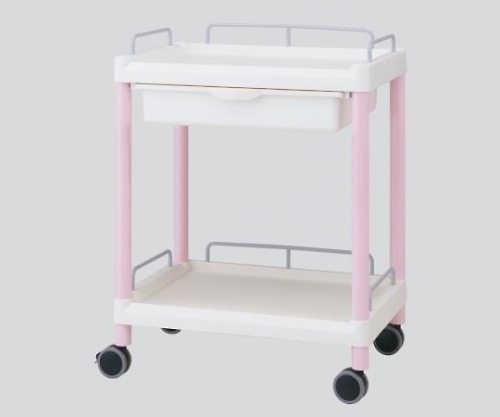 NAVIS ME21EH Mobile Easy Cart (With Guard Frame with Drawer 2 Stages, PP (polypropylene), ABS, 651 x 447 x 810mm)