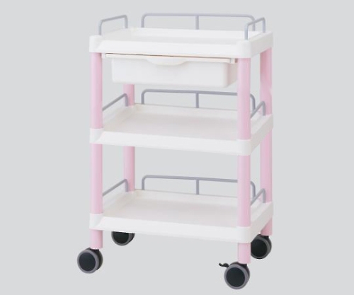 NAVIS ME11FH Mobile Easy Cart (With Guard Frame with Drawer 3 Stages, PP (polypropylene), ABS, 532 x 368 x 855mm)