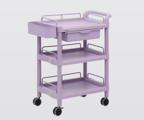 NAVIS MP61BP Mobile Pocket Cart (With Drawer) 3 Stages (PP (polypropylene), ABS, 650 x 410 x 867mm)