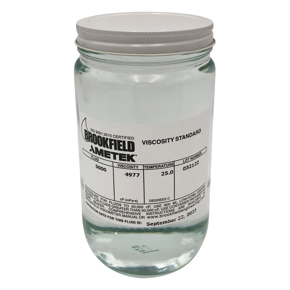 Brookfield 5000 CPS Silicone Standard Viscosity Fluid (silicone 5000mpa･S, 500mL)