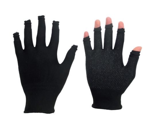 MIDORI ANZEN STCH-BK M Fingertip slide Gloves slide touch Black M