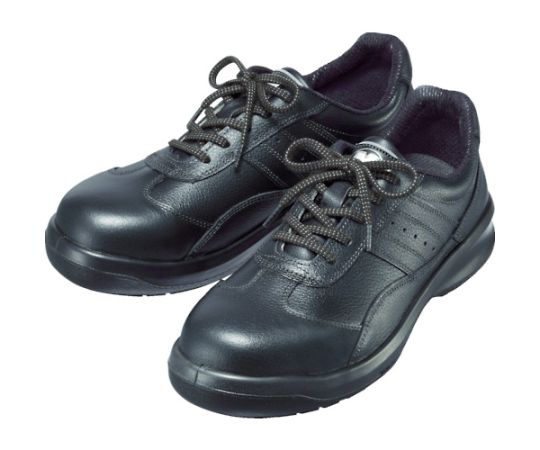 MIDORI ANZEN G3551-BK-23.5 Leather Sneaker Type Safety Shoes 23.5cm