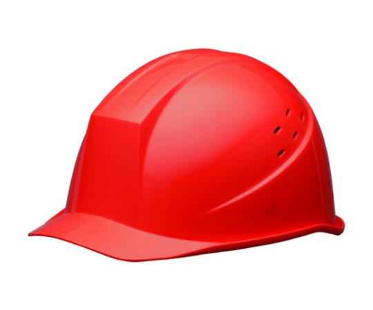 MIDORI ANZEN SC-11BVRA-KP-RD ABS Helmet with vents red (55 - 62cm)