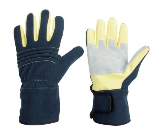 Găng tay chống cháy (màu xanh nước biển, size L, 26.2cm) MIDORI ANZEN MK-FM-1-NV-L