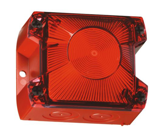 Pfannenberg 21510805000 Flashing Beacon PY X-S-05 Series (Xenon, Red, Panel Mount, 24 VDC)