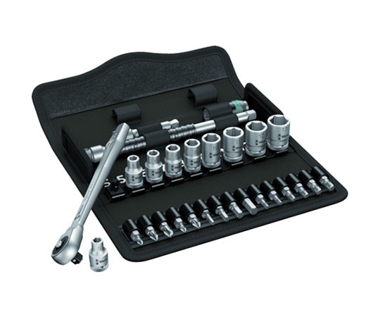 Wera Tools LLC 4017 Cyclops Ratchet "Metal" Set (28 points, 6.35mm)