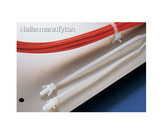 HellermannTyton RT30SSF5-W Cable Tie Weatherproof (black, 66 Nylon, 130mm x 3.3mm, 100pcs/ bag)