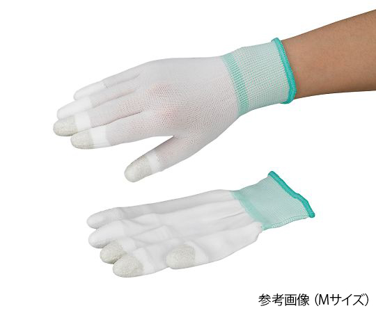 AS ONE 4-1803-01 AT Touch Panel Compatible PU Coated gloves (Fingertip coat) (195 x 81mm, 1 pair)