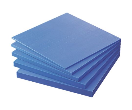 Tấm nhựa nylon (dùng cho bánh xe, con lăn, dẫn hướng trượt, màu xanh lam, 10 x 300 x 300mm) Akitsu Industry MCK-300-10T