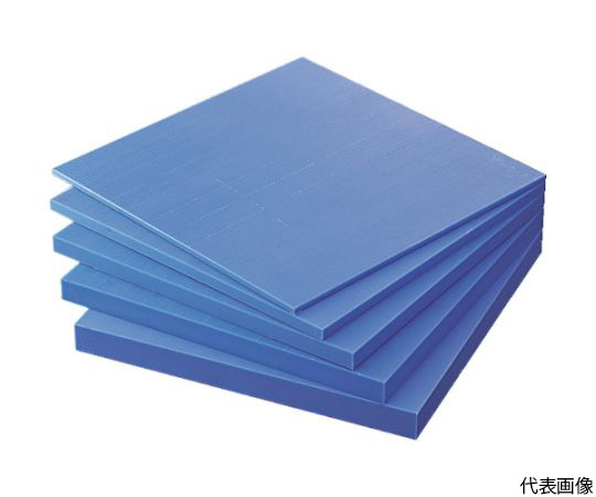 Akitsu Industry MCK-300-50T MC Nylon switching plate (for Wheels, rollers, slide guide plates, blue, 50 x 300 x 300mm)
