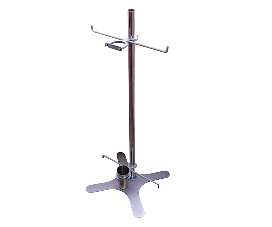 AQUA SYSTEM D-STAND Drum Pump Stand (Stainless (SUS304)/ SS400, 392 x 392 x 1205mm, φ55mm)