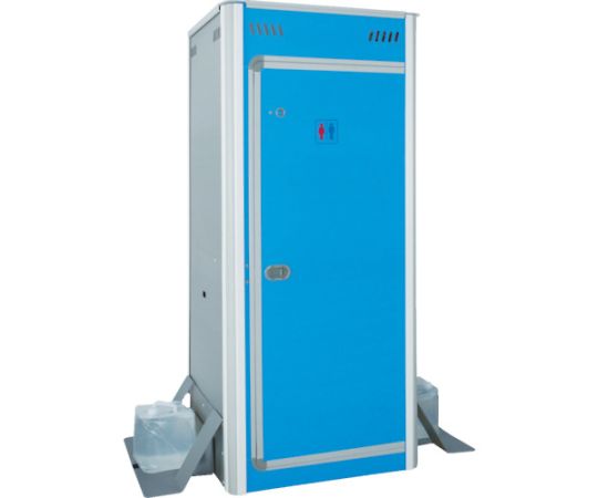 Nhà vệ sinh tạm thời khẩn cấp (Polypropylene (PP), 890 x 890 x 1990mm) Act Ishihara FOT-003-B