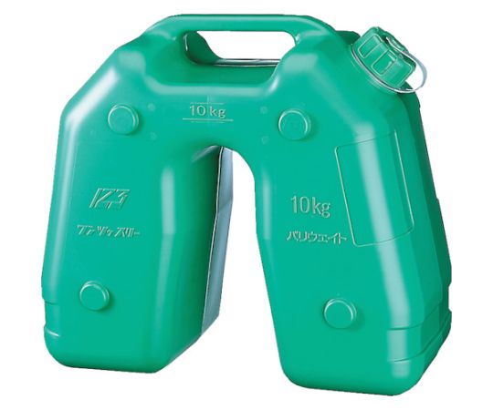 Ito Seisakusho BR10W Variweight for construction site fence (green, 10kg, 170 x 315 x 355mm)